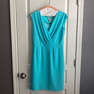 Banana Republic sheath dress - turquoise